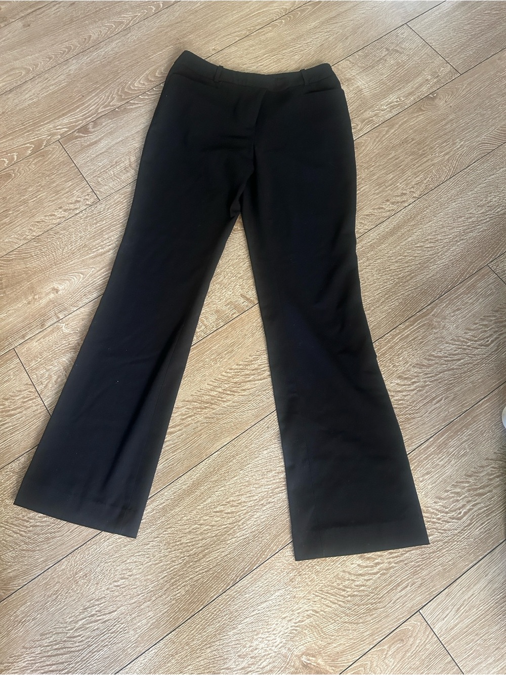 Calvin Klein Black Boot-Cut Dress Pants - Picture 2 of 8